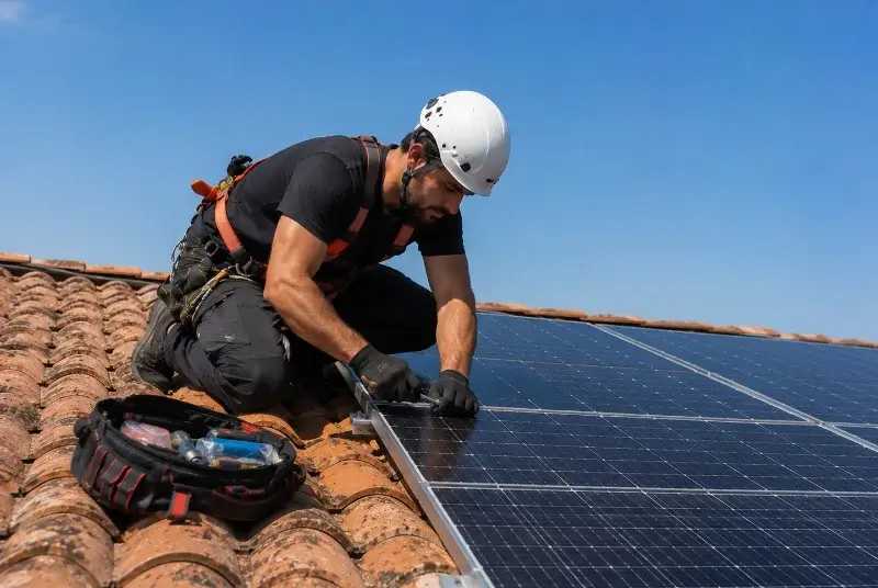 Maintenance et monitoring de panneaux solaires à Boucau