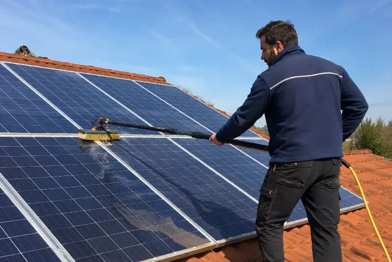 Nettoyage et entretien de panneaux solaires à Boucau