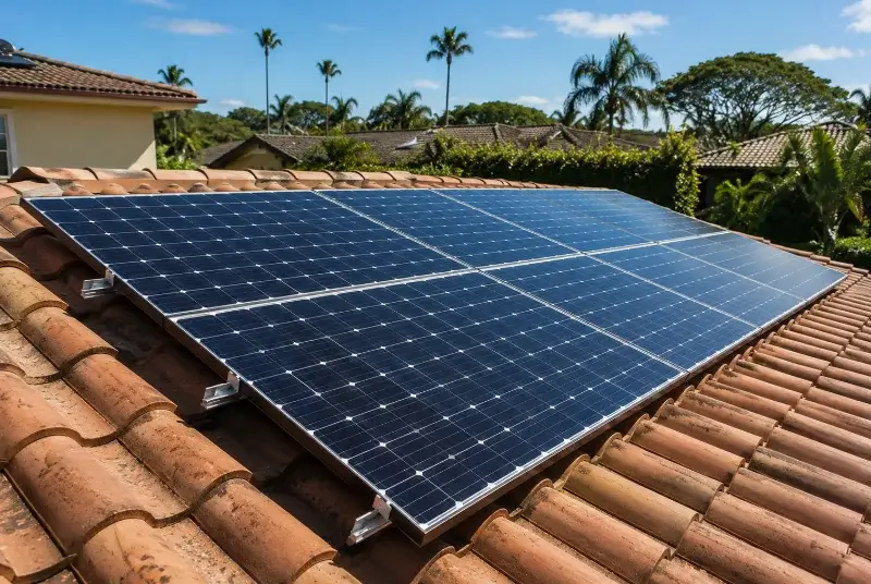 Installation de panneaux solaires à Boucau